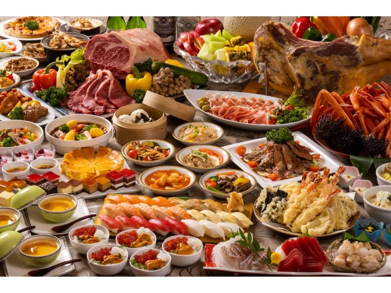 夕食バイキング（一例）