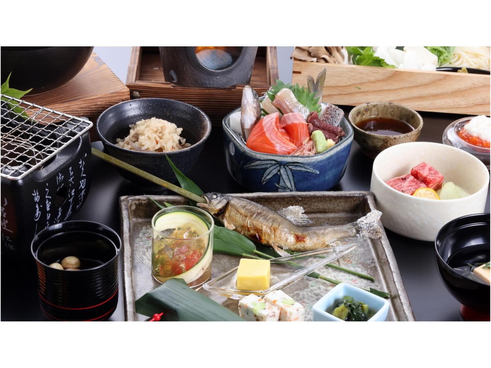【夏の特選会席】鮎づくしと極上鱧すき、赤城牛と夏の旬菜を愉しむ  7／9まで愛犬3，300円無料！ 画像4