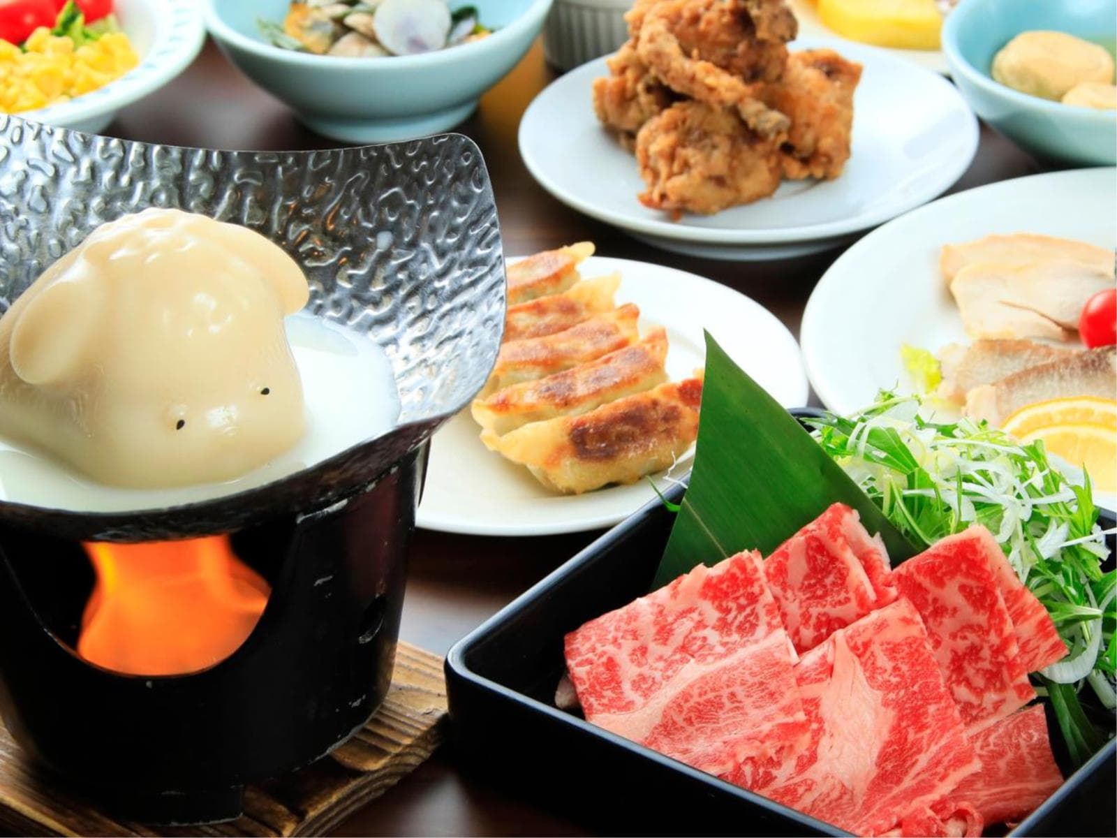【早期割×牛しゃぶ】早期予約で夕食無料アップグレード＆愛犬利用無料！＜■牛しゃぶ＆ハーフビュッフェ＞ 画像2