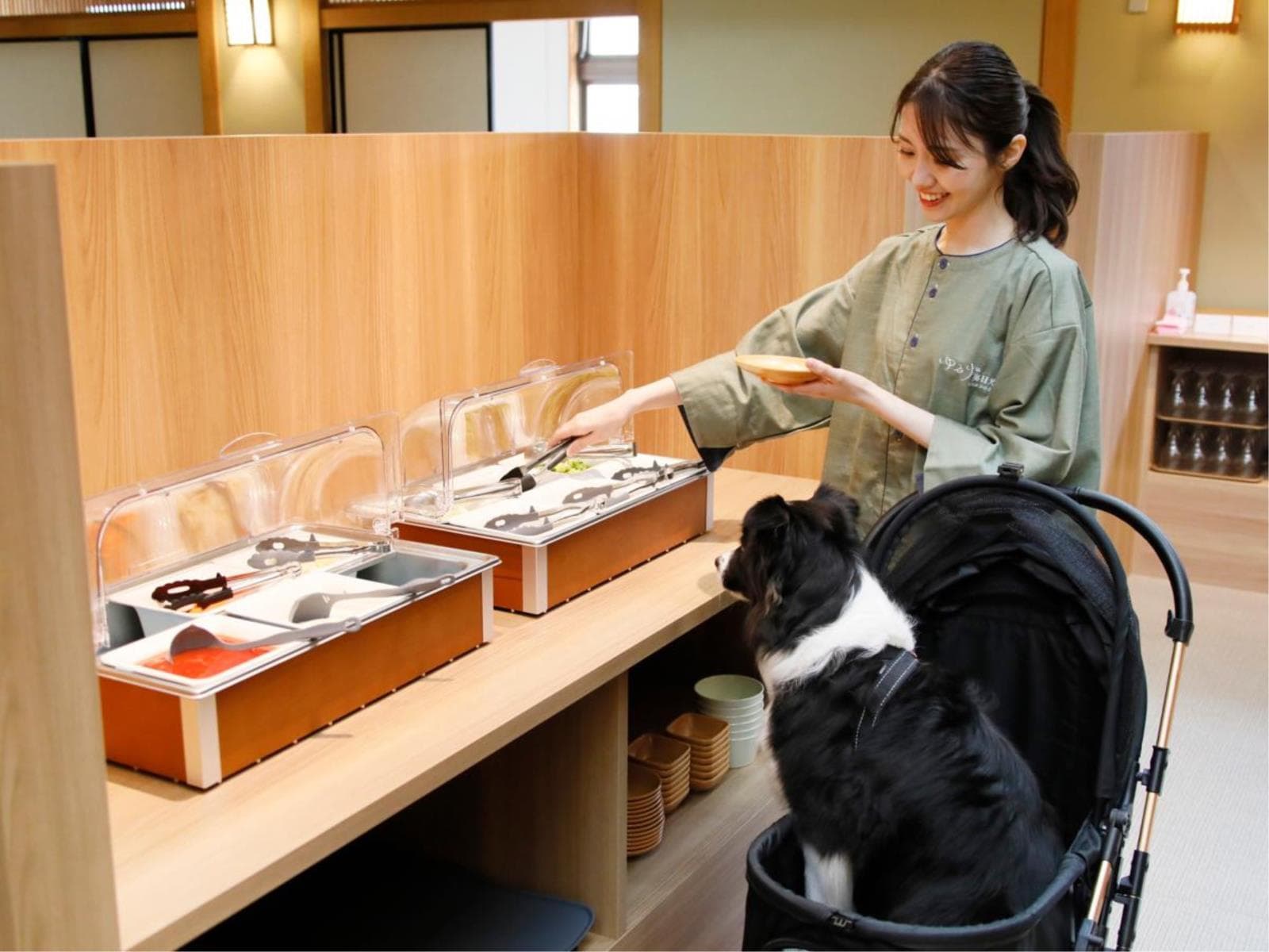 【早期割×豚しゃぶ鍋】特別価格＆愛犬利用料無料！人気の日程もお得に♪＜★豚しゃぶ＆ハーフビュッフェ＞ 画像4