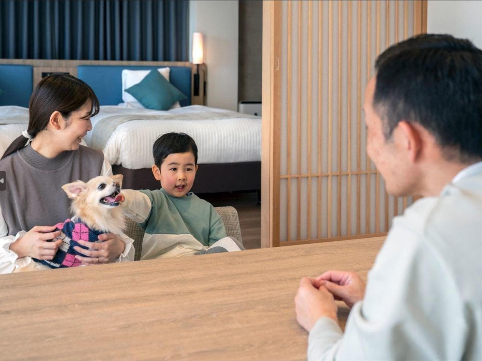 ♪大切なワンちゃんと同室宿泊♪お部屋タイプおまかせ♪1泊2食付「約70種和洋中ビュッフェ」 画像1