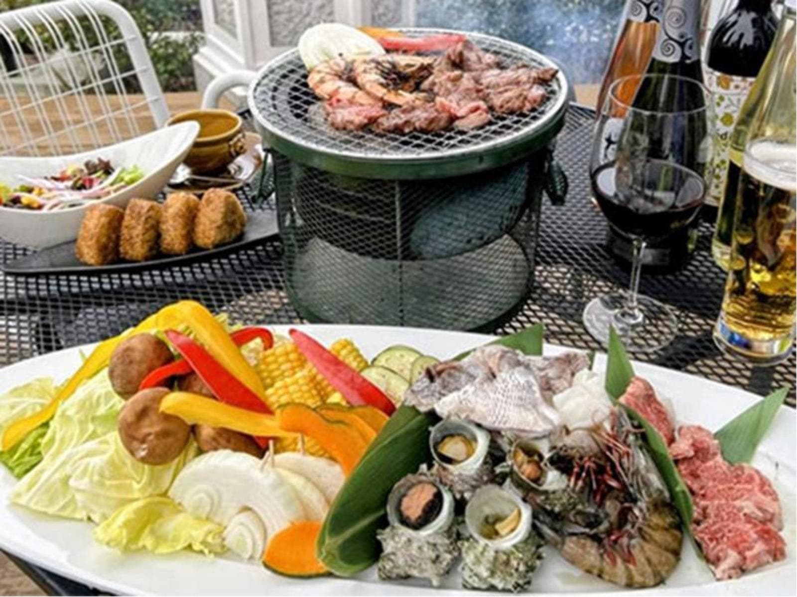 手軽にカフェテラスでBBQディナープラン 画像1