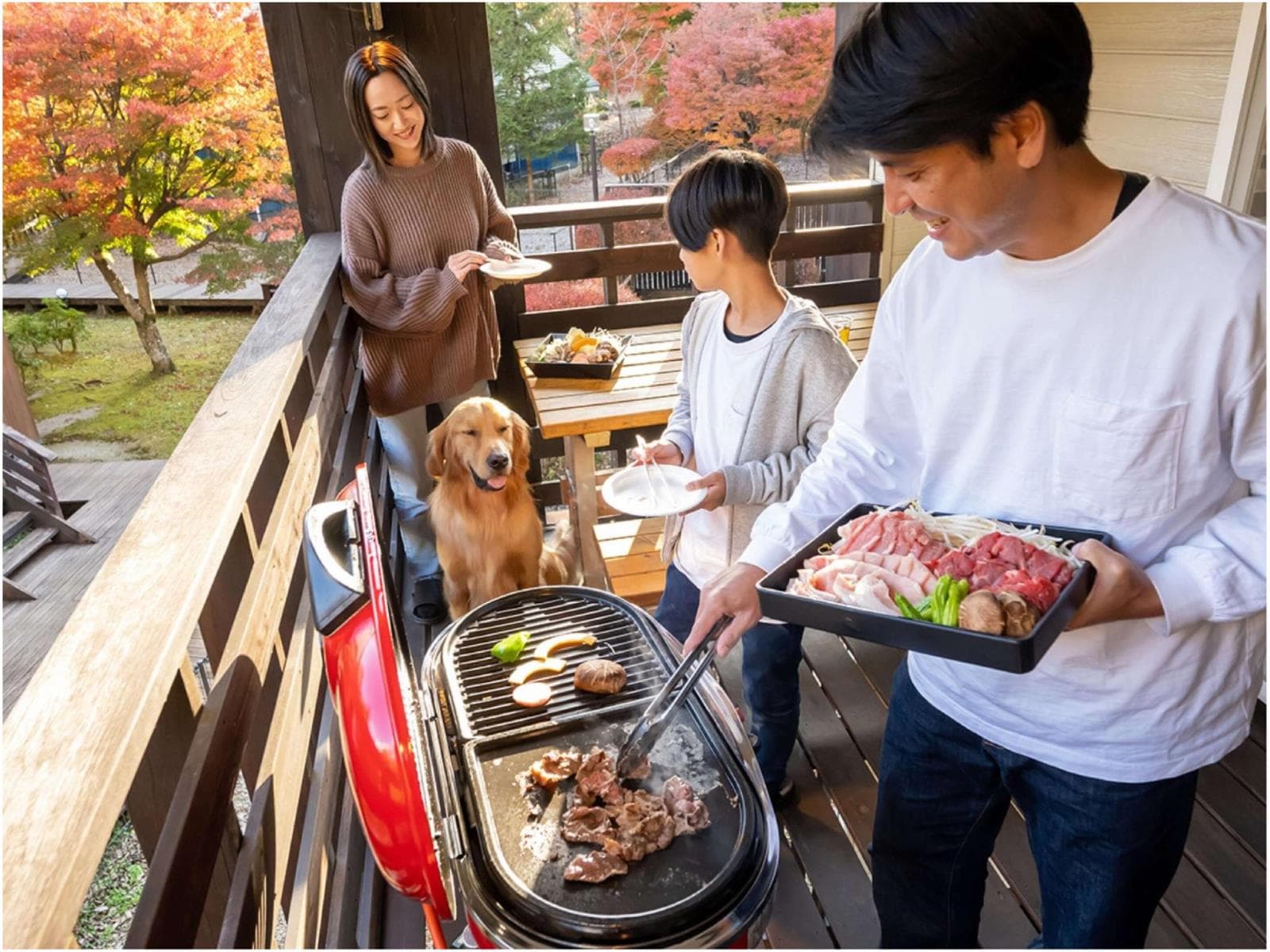 【テラスでBBQ】シェフ厳選のお肉4種のボリュームセット。愛犬とわいわい星空の下で。 画像1