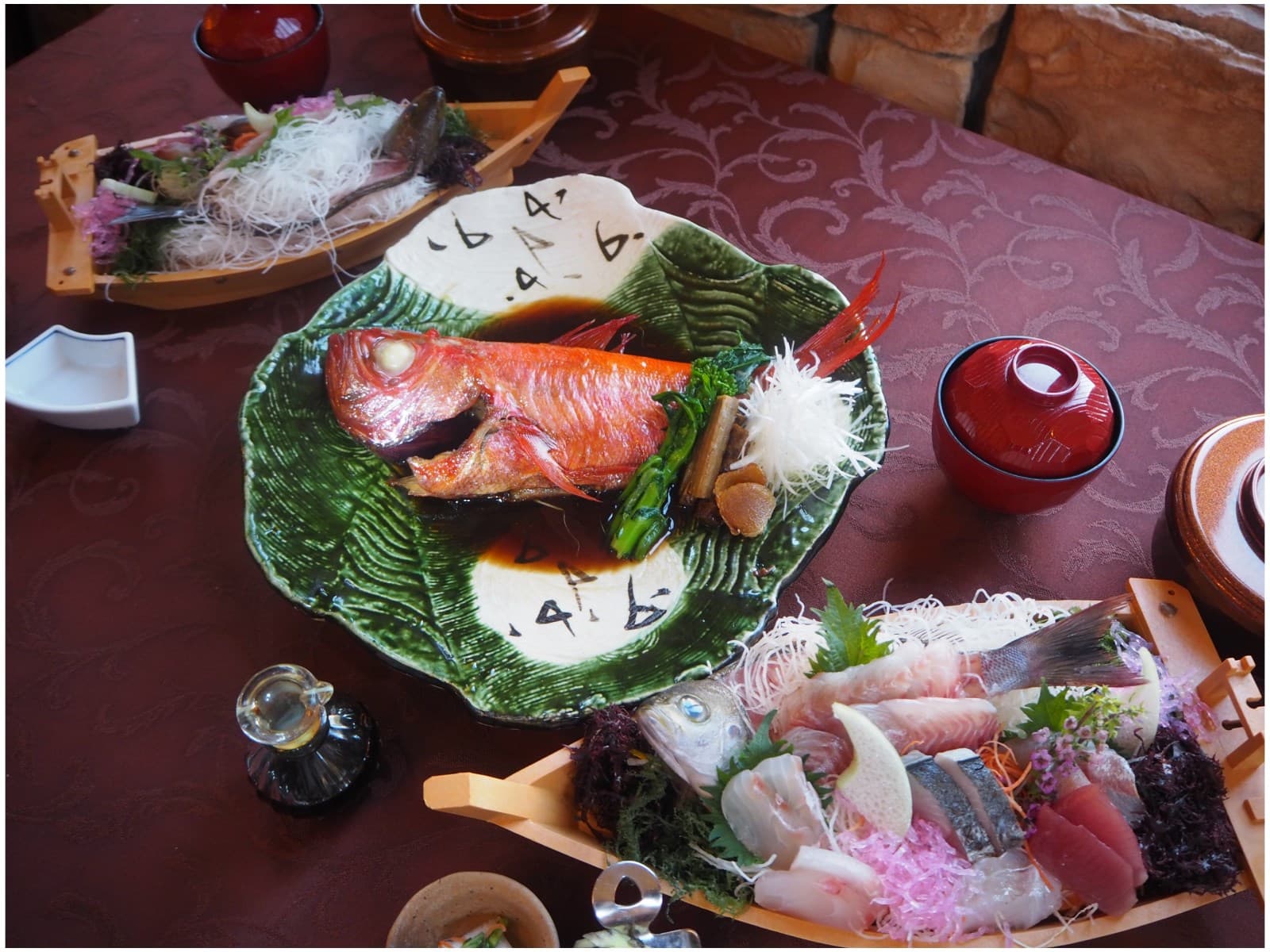 【特撰ディナー】伊豆の味覚を堪能!お造り・金目鯛コース 画像1