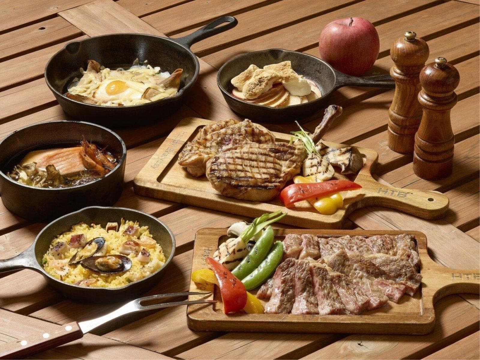 【本格アウトドアグリル】森の中で味わうワンランク上のメニュー「プレミアム」プラン<2食付> 画像1
