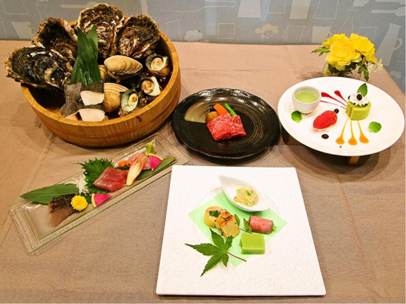 魚貝焼き付きライトコースプラン 画像1